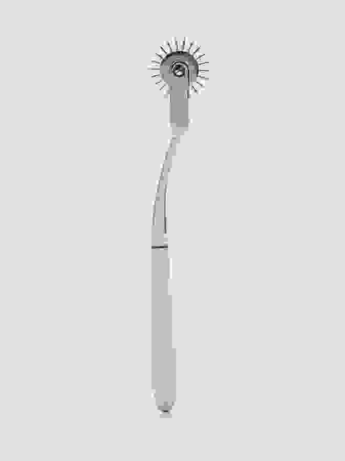 Bondage Boutique Stainless Steel Wartenberg Pinwheel, Silver, hi-res